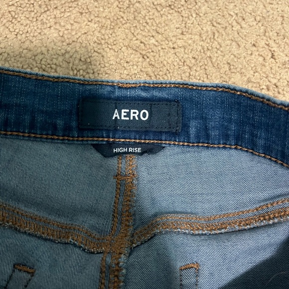 Women’s Aeropostale Jeggings Ripped w/ patches - Picture 3 of 5